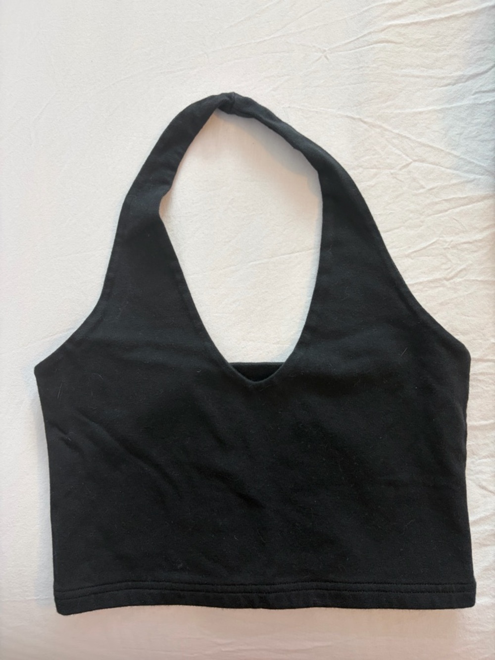 john galt Black Halter tank top